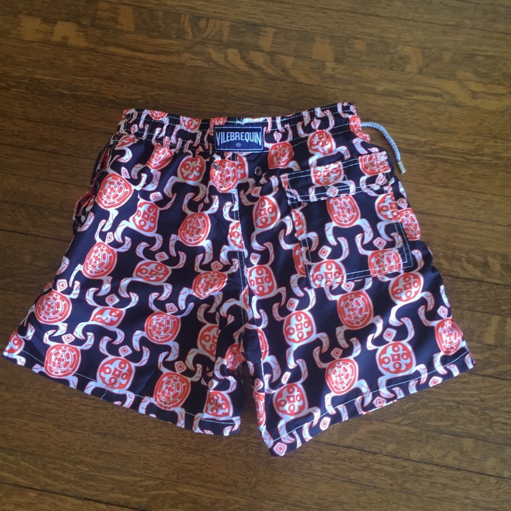 Turtle print swim trunks - Picture 3 of 6
